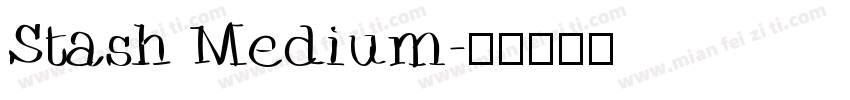 Stash Medium字体转换